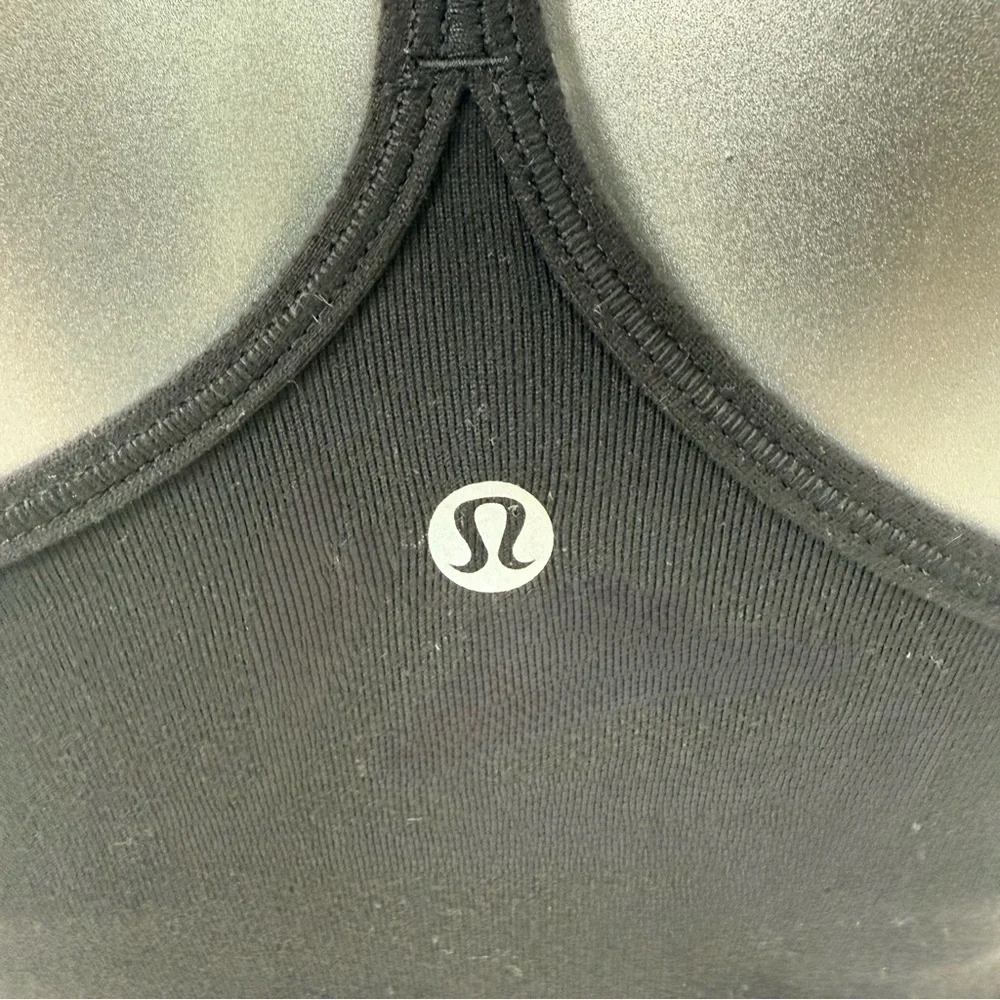 Lululemon Athletica women black tank top size 4 US
